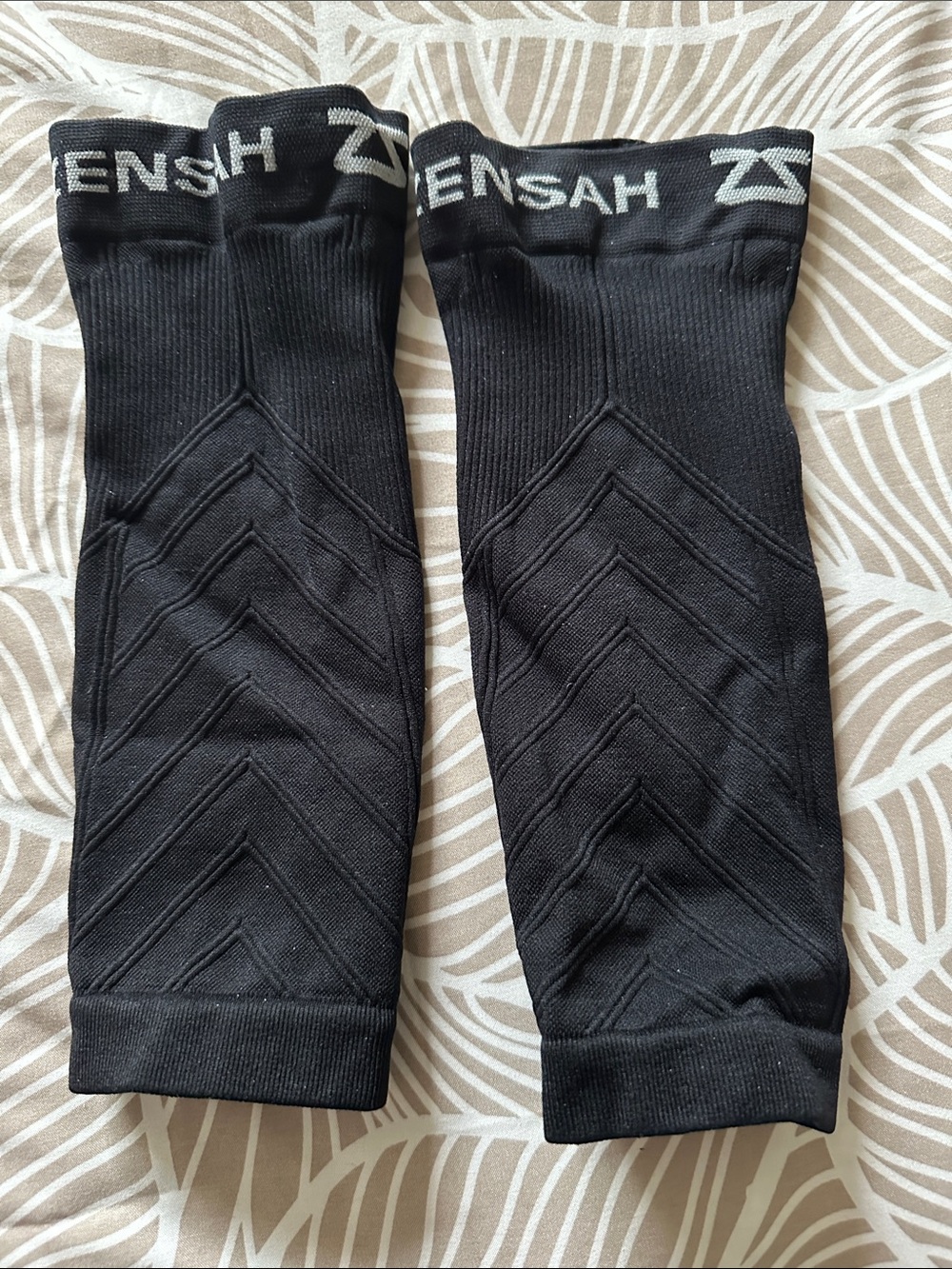 Black Compression Calf Sleeves